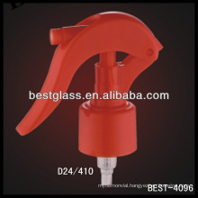 24/410 red shampoo bottles plastic trigger, cosmetic bottles sprayer triggers, perfume pump sprayer